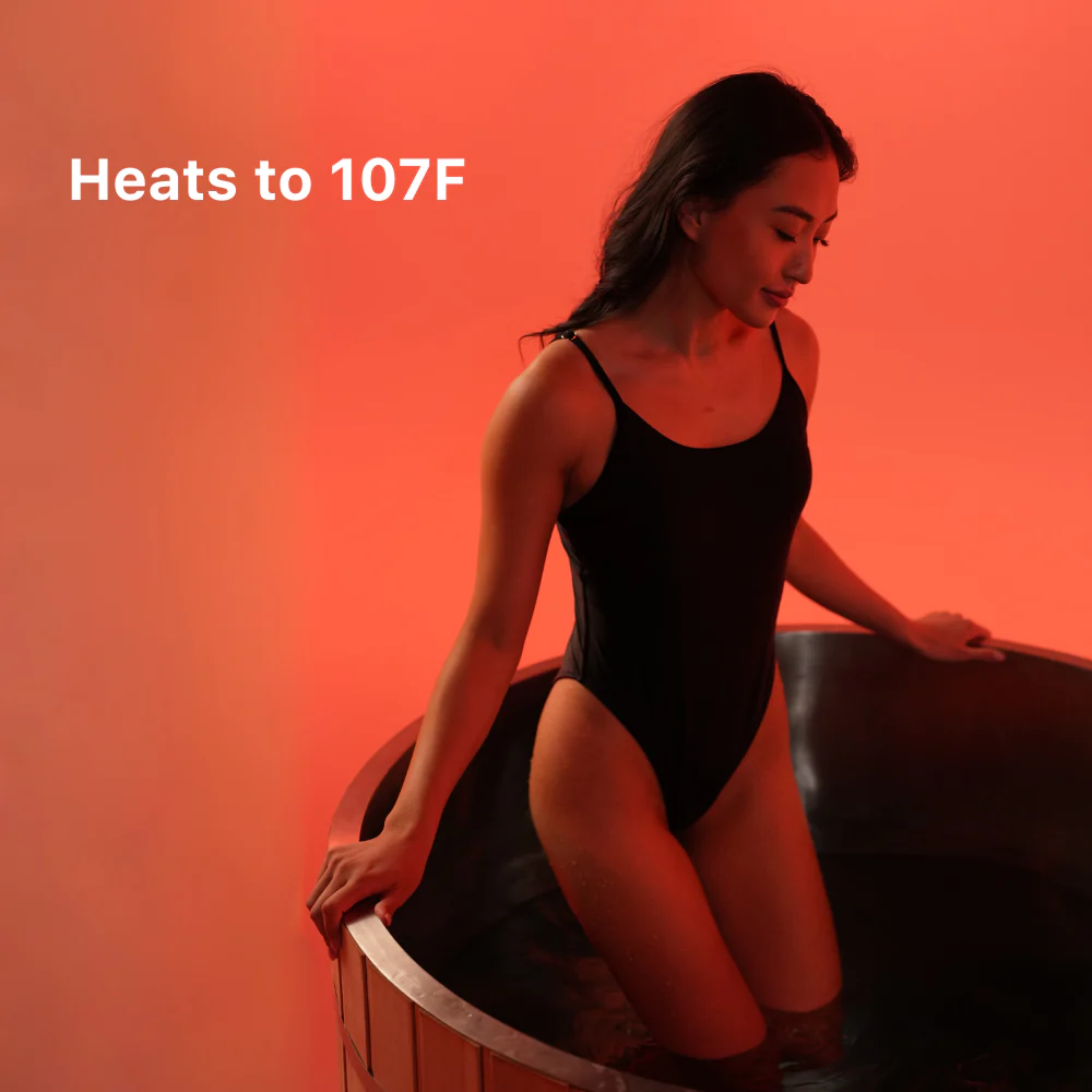 Cedar Barrel Cold Plunge + Solis Traditional Sauna (2-3) - Image 7